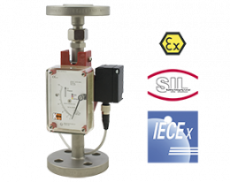 bgk-durchfluss.png: All Metall Variable Area Flow Meter BGK