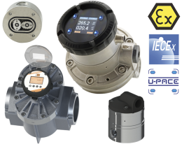 don-durchfluss.png: Positive Displacement Oval Gear Flow Meter with IO-Link - DON