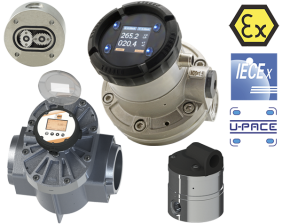 don-durchfluss.png: Positive Displacement Oval Gear Flow Meter with IO-Link - DON