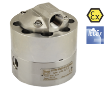 don-h-durchfluss.png: Positive Displacement Oval Gear Flow Meter DON-H