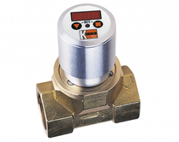 dpe-c3-durchfluss.png: Turbine Wheel Flowmeter - Compact Electronic DPE-..C3