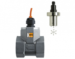 dpe-f-l-durchfluss.png: Turbine Wheel Flowmeter - Analogue Output DPE-..F, DPE-..L