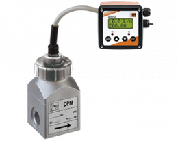 dpm-zed-durchfluss.png: Rotating Vane Flow Meter - Counter DPM with ZED