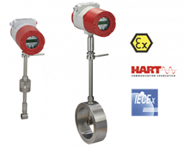 dve-durchfluss.png: Vortex Flow Meter DVE