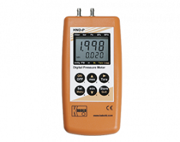 hnd-p-126-druck.png: Hand-Held Pressure Measuring Device for Differential Pressure for 2 Integrated Sensors HND-P126, -P236