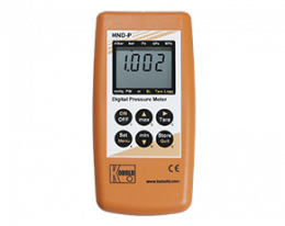 hnd-p-215-druck.png: Hand-Held Pressure Measuring Device for Differential Pressure for 2 External Sensors HND-P215