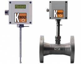 kes-134-durchfluss.png: Débitmètre massique pour gaz KES-1/-3/-4