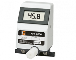 kff-kfg-3-durchfluss.png: Flussimetro elettronico per bassi volumi KFF-3, KFG-3