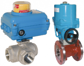 kua-zubehoer.png: Ball Valve with Electric Actuator KUA