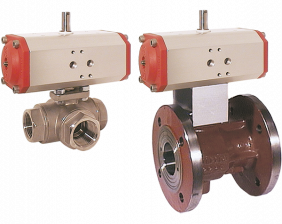 Ball Valve with Pneum. Actuator KUP kup-ka-vo-zubehoer.png: Ball Valve with Pneum. Actuator KUP