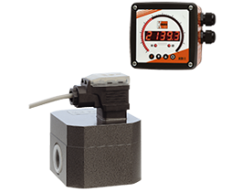 D&eacute;bitm&egrave;tre &agrave; engrenages , aluminium KZA avec ADI