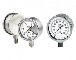 man-n-s-druck.png: All Stainless Steel Bourdon Tube Pressure Gauges for Exceptional Safety MAN-N...S