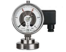 man-rf-m21-drm-602-druck.png: Contact Pressure Gauge with Membrane Diaphragm Seal DIN11851 MAN-RF...M21...DRM-602