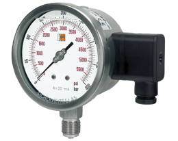 man-v-druck.png: Pressure Gauge with Built-In Pressure Transmitter MAN-V