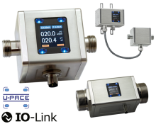 mim-durchfluss-alle.png: Magnetisch inductieve doorstroommeter, -schakelaar met IO-Link MIM