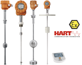 nmb-fuellstand.png: Magnetostriktiver Füllstandstransmitter NMB