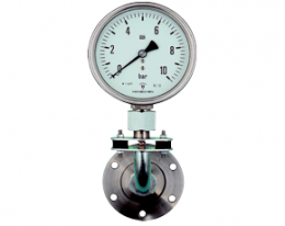 p1-man-rf-d.png: Pressure Gauge with Membrane Diaphragm Seal MAN-RF...D