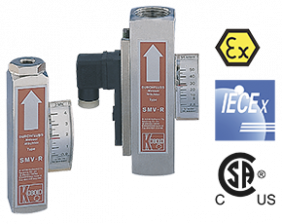 smv-durchfluss.png: Variable Area - Flow Meter / Switch - All Metal SMV