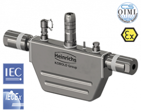 tmu-w-durchfluss.png: Coriolis Massedurchflussmesser für Wasserstoff nach OIML R139 TMU-W