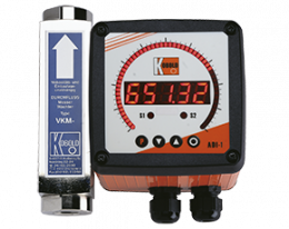 vkm-adi-1-durchfluss.png: Flussimetro indipendente da viscosità/-monitor VKM-ADI