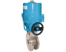 z1-kua-vk.png: Stainless steel-Flange Ball Valve with Electric Actuator KUA-VK